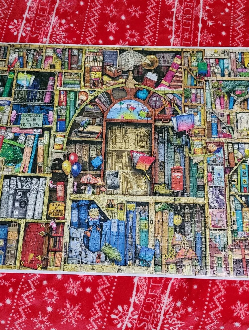 RAVENSBURGER, The Bizarre Bookshop #2, 1000 Piece Puzzle